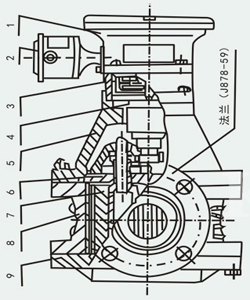 測量柴油流量計結(jié)構(gòu)圖